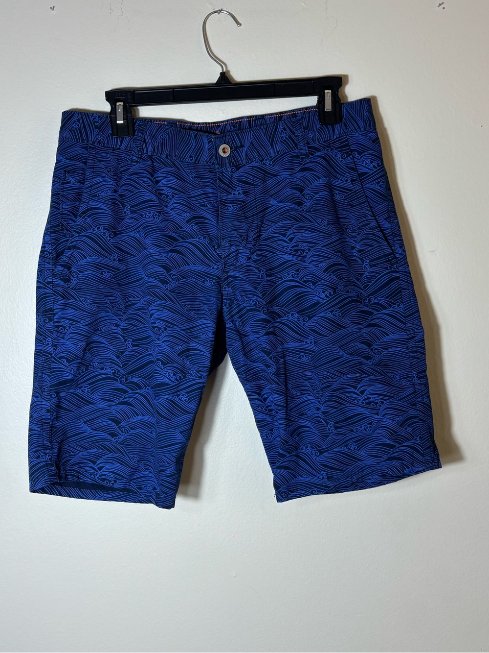 Men’s 32 Dockers Alpha Collection Blue Wave Khaki Shorts